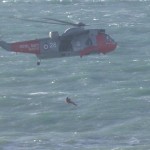 Seaking helcopter of 771 Search & Rescue Squadron from RNAS Culdrose.