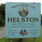 HELSTON FLORA DAY SIGN