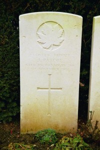 JOHN PASCOE'S GRAVE, AULNOY, FRANCE