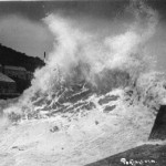 STORM WAVES AT THE HARBOUR ENTRANCE