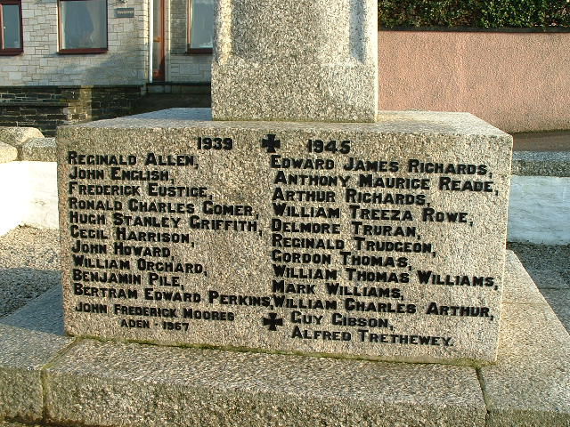 PORTHLEVEN WAR MEMORIAL