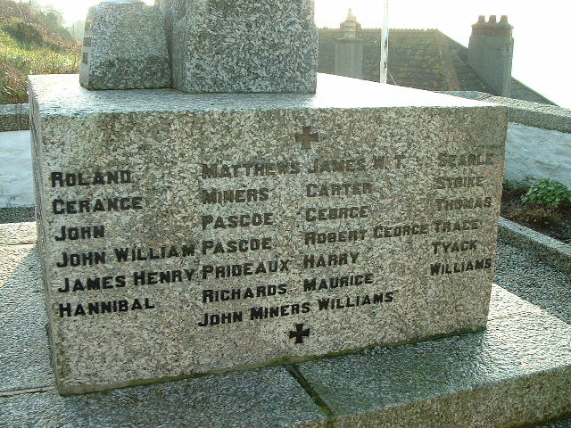 PORTHLEVEN WAR MEMORIAL