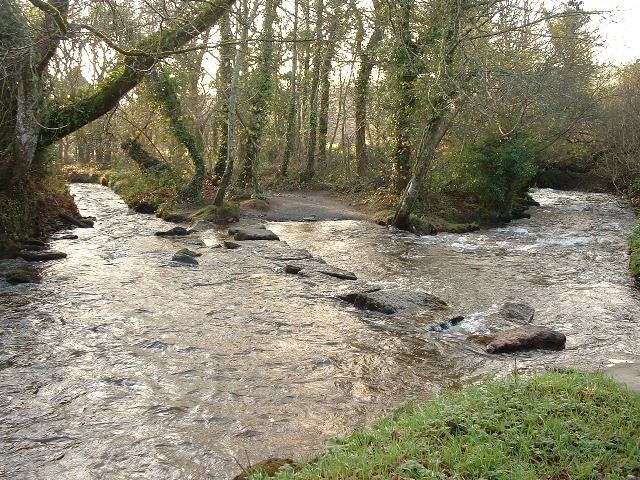 STEPPING STONES OVER THE RIVER COBER AT LOWER TOWN