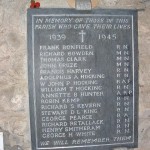 ST KEVERNE WALL MEMORIAL