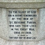 ST KEVERNE WALL MEMORIAL