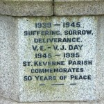 ST KEVERNE WALL MEMORIAL