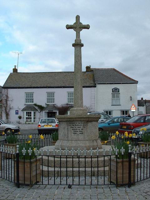 ST KEVERNE WALL MEMORIAL