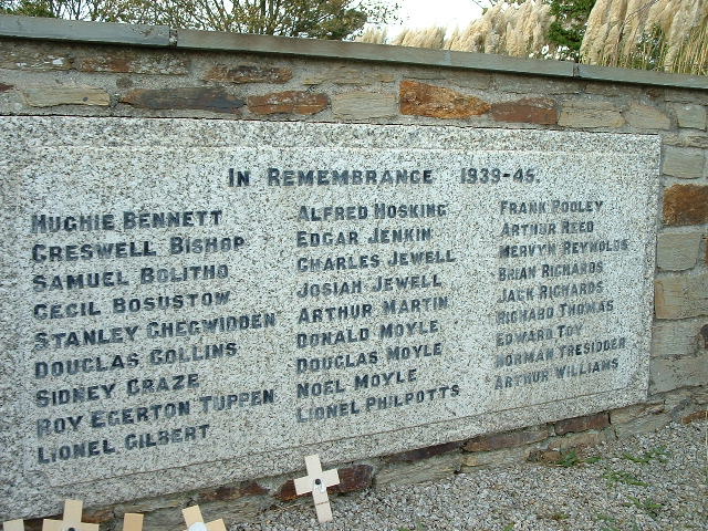 WENDRON WAR MEMORIAL