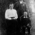 Frederick Ivey with his mother, ANNIE MARY IVEY (nee Morkam) and father FREDERICK IVEY