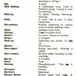 CORNISH DIALECT WORDS B