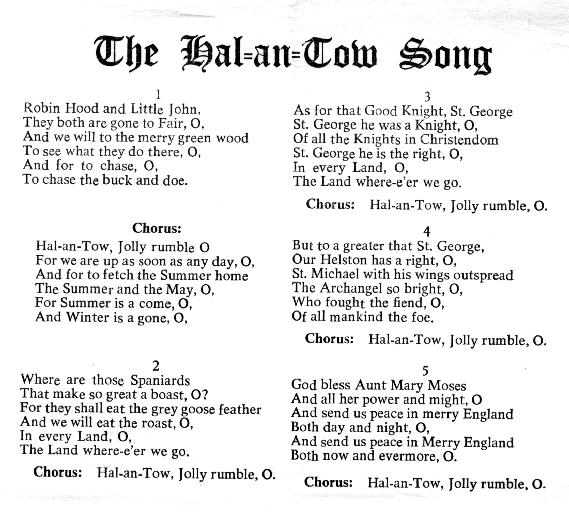 Hal-an-Tow Song